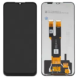 Дисплей Nokia C32, чорний, без рамки, .