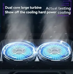 Охолоджувальна підставка для ноутбука 17.3 дюйма Ice Coorel A-5 2xfan 2300RPM - мініатюра 5