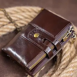 Чоловічий шкіряний гаманець Vintage 8,5х12х3 см acs0015300 - мініатюра 4