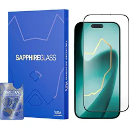 Захисне скло iLera Sapphire Ultra + Glass для Apple iPhone 17 Pro (ILSPDLPL17Pr) [144392] - мініатюра 1