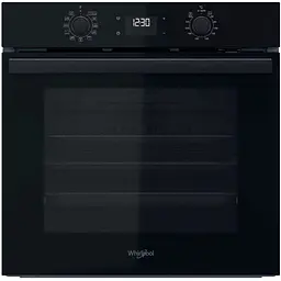 Духова шафа електрична Whirlpool 71 л A+ дисплей конвекція телескопічні напрямні чорний