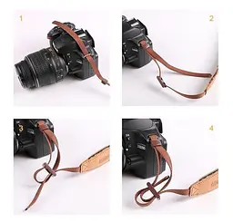 Ремінь-вишиванка для дзеркальної фотокамери Canon 142 см Чорний (IBX009B) - мініатюра 7