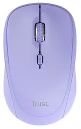 Миша бездротова Trust Yvi+, Purple, bloetooth/USB 2.4 GHz, оптична, 800 - 1600 dpi, 3 кнопки, 1xAA (25583)