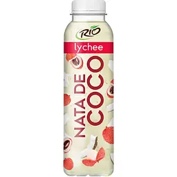 Напій Rio Nata de coco з ферментованим кокосом та лічі 0.4 л								