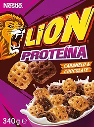 Сухий сніданок Nestle Lion Protein Cereal Caramel and Chocolate 340г - мініатюра 2