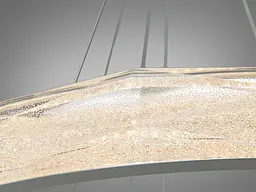 Підвісна LED-люстра в спальню Diasha 583-800+500WH біла, 2 кільця, 200 Вт, 80 см, до 30 м2 - мініатюра 6