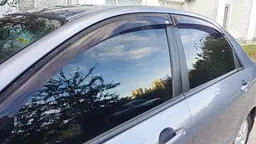 Дефлектори вікон для Kia Cerato 2003-2009 Скотч 3M Voron Glass - мініатюра 2