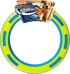 Легкий водостійкий фризбі Nerf Dog Rubber & Foam Ring Dog Toy