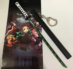Брелок Катана аніме Клинок, розсікає демонів Demon Slayer: Kimetsu no Yaiba KY 22.03