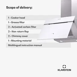 Витяжка Klarstein Alina 3.0 60 (10045349) - мініатюра 2