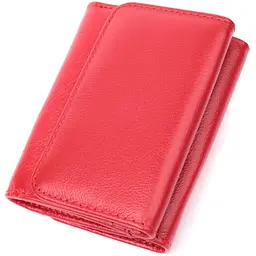 Шкіряний яскравий гаманець для жінок ST Leather 22505 червоний - мініатюра 2