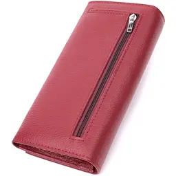 Горизонтальний жіночий гаманець з натуральної шкіри ST Leather 22516 бордовий - мініатюра 2