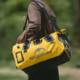 Водонепроникна дорожня сумка Naturehike CNK2450XB015, 90 л, жовта - мініатюра 6