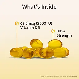 Вітамін D3 Jarrow Formulas 62.5 мкг 2500 МО 100 капсул - мініатюра 5