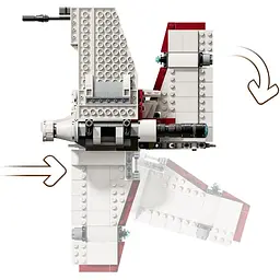 Конструктор LEGO Star Wars Зоряний винищувач V-19 Потік 567 деталей (75432) - мініатюра 5