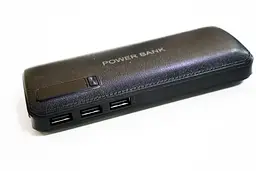 Портативний зарядний акумулятор USB портативний зарядний пристрій PowerBank C48 50000mAh Чорний - мініатюра 3