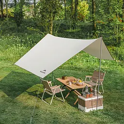 Намет Naturehike Ango Picnic CNK2450WS021 тримісний автоматичний із тентом коричневий - мініатюра 6