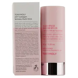Стік для обличчя Tony Moly 2x Collagen Wrinkle Multi Stick, з колагеном, 10 г - мініатюра 2