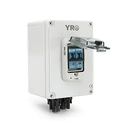 Вимикач навантаження постійного струму для сонячних систем YR1-1 550V 32A IP66 підключення знизу