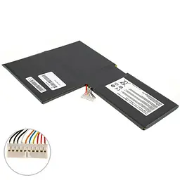 Батарея для ноутбука MSI BTY-M6F (GS60 MS-16H2 MS-16H4 2PL 6QE 2QE 2PE 2QC 2QD 6QC 6QC-257XCN) 11.4V 4640mAh Чорний