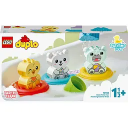 Конструктор LEGO DUPLO Веселое купание: Плавающий поезд с животными 14 деталей (10965)