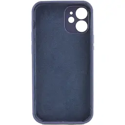 Чохол Silk Full Camera Protective (AA) NO LOGO для Apple iPhone 12 (6.1") Темно-синій / Midnight blue - мініатюра 2