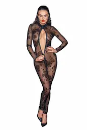 Сітчастий бодистокінг Noir Handmade F237 Long tulle overall, 3XL