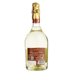 Вино ігристе Manfredi Centenario Cuvee Millisimato Extra Dry біле екстра сухе 0.75 л - мініатюра 2