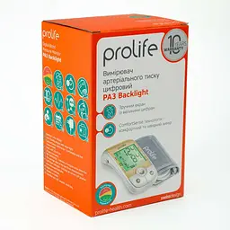 Тонометр ProLife PA3 Backlight AFIB автоматичний на плече з адаптером