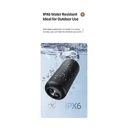 Портативна акустика Usams Portable Outdoor Wireless Speaker YX Series US-YX008 IPX6 10W чорна - мініатюра 9