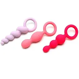 Набір анальних іграшок Satisfyer Plugs (set of 3) - Booty Call - мініатюра 2