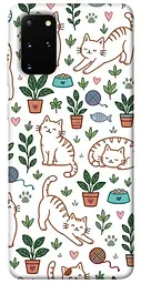 TPU чохол Demsky Cats pattern для Samsung Galaxy S20+