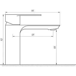 Змішувач для раковини Globus Lux Niagara GLN-0101 - мініатюра 4