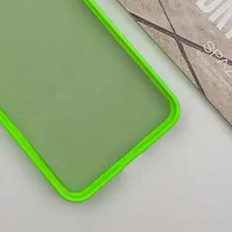 Чохол TPU GETMAN Liquid Silk Full Camera для Samsung Galaxy S21 FE Салатовий / Neon Green - мініатюра 3