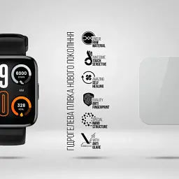 Плівка захисна Armorstandart Matte hydrogel Realme Watch 3 Pro 6 pcs (ARM92084) - миниатюра 2