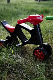 Толокар велобіг без звуку чорно-червоний Doloni-toys (0136/02) - мініатюра 2