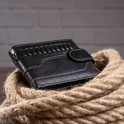 Чоловічий шкіряний гаманець Vintage 9,5х11х2 см acs0015161 - мініатюра 8