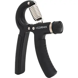 Еспандер кістьовий Cornix 5-60 кг з регульованим навантаженням XR-0145 Black