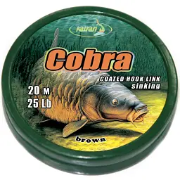 Повідковий матеріал Katran Cobra 20 м (brown) 25 lb