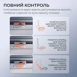 Офісне крісло Sihoo DORO C300 Pro Mesh White with footrest (DORO-C300-PRO-M102-JT) - мініатюра 14