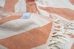 Плед-накидка Barine - Fishbone Throw Orange 130x180 - мініатюра 3