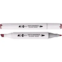 Набір спиртових маркерів Santi Professional SA-91 деревний 6 шт. (390811)