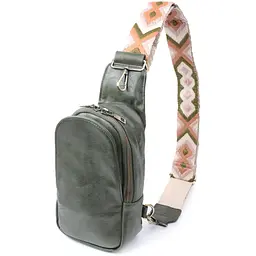 Красива сумка через плече в модному кольорі з екошкіри Vintage 13х23х7 см sum0026982 - мініатюра 2