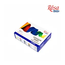 Гуашеві фарби Rosa Studio Classic 12 кольорів по 20 мл (4823098527039) - мініатюра 2