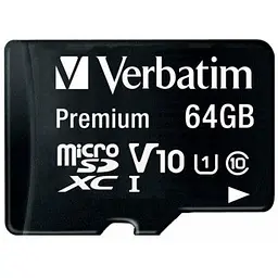 Карта пам'яті Verbatim 64GB microSDHC Class 10 (44084) - мініатюра 2