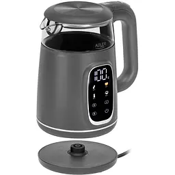 Електрочайник Adler AD 1305 grey 1850-2200 Вт 1.7 л скло встановлення температури - мініатюра 5
