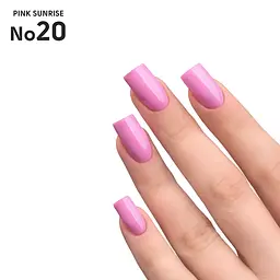 Гель-лак для нігтів 20 Pink Sunrise Shelly 12 мл - мініатюра 3