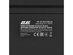 Клавіатура 2E KS131 104key (2 E-KS131UB_UA) - мініатюра 5