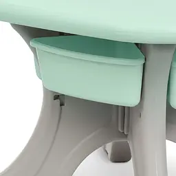 Дитячий столик з двома стільцями NEW TABLE-5 бежево-м'ятний - мініатюра 4