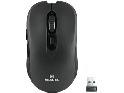 Миша бездротова REAL-EL RM-331 Black (EL123200044)